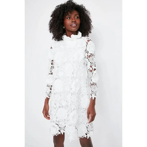 TUCKERNUCK Blanc Guipure Lace Daphne Dress NWT Size Small - Picture 2 of 10